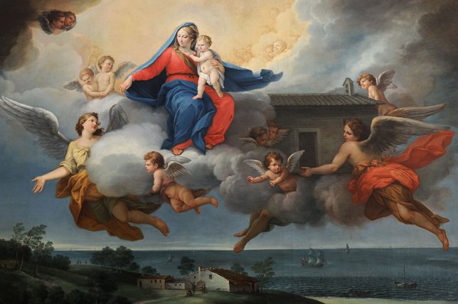 Francesco Foschi, Traslazione della Santa Casa, 1755 (Museo Antico Tesoro della Santa Casa)